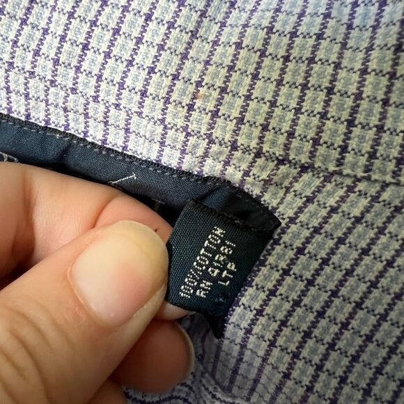 Ralph Lauren Men's Classic Fit Long Sleeve Dress Shirt Plaid size 17 32/33 XL - Picture 6 of 6